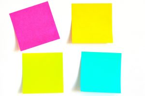 sticky notes