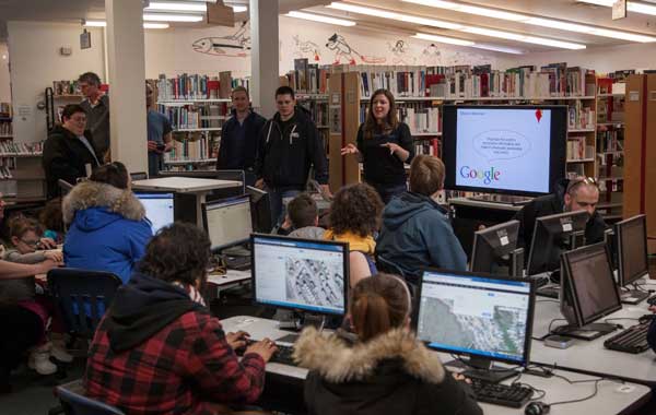 Map makers in the Library