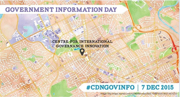 Government Information Day in Ontario 2015, which took place at the Centre for International Governance Information on December 7, 2015.