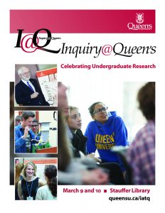 Promotional material for the Inquiry at Queen's conference