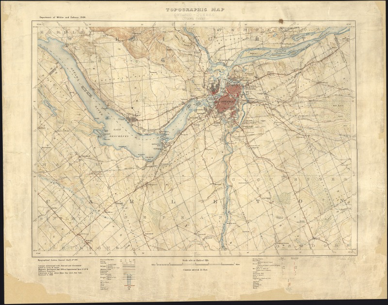 1906 map of Ottawa